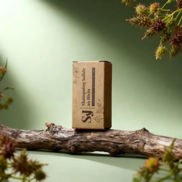 Shampoing Solide Naturel Certifié Bio au Ricin