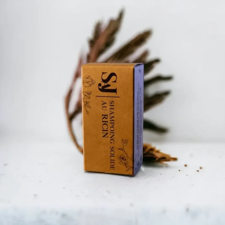 shampooing solide activé au ricin