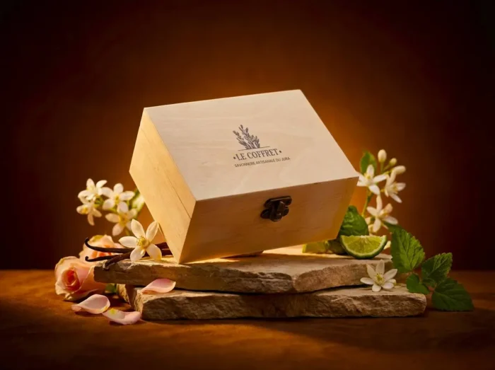 Le Coffret Cadeau - Savonnerie Artisanale du Jura - Coffret Bois