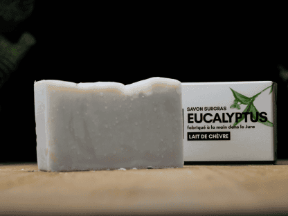 Savon lait de chèvre eucalyptus