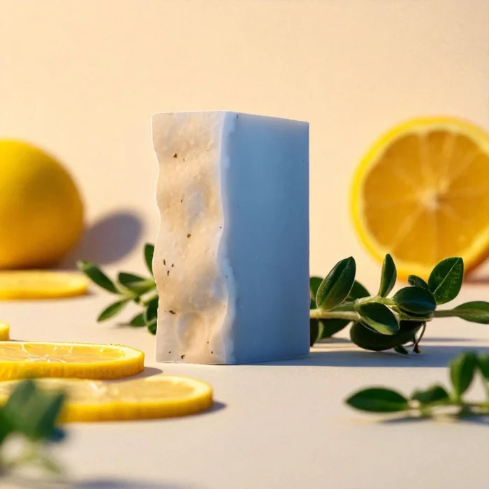 Savon Eucalyptus Citronné au Lait de Chèvre Bio