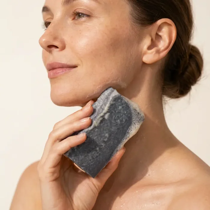 Savon Surgras Charbon Actif au Lait de Chèvre SAJ