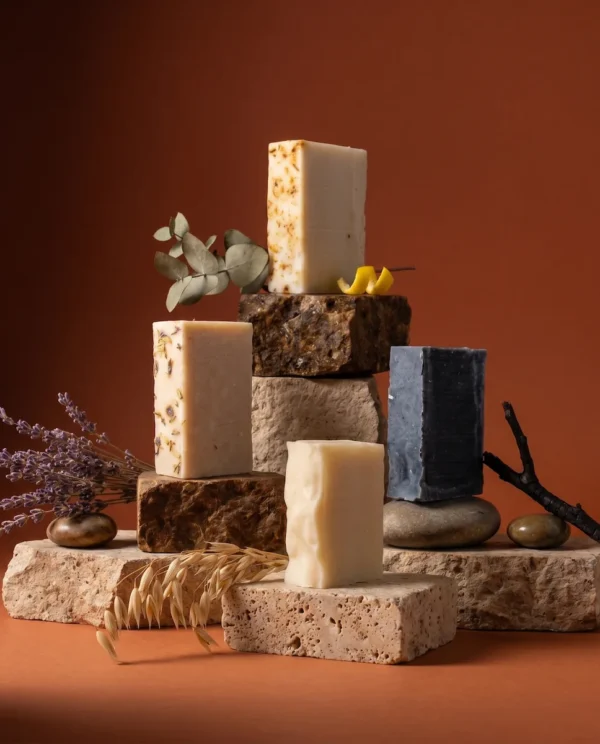 Les 4 Savons au lait de chèvre SAJ