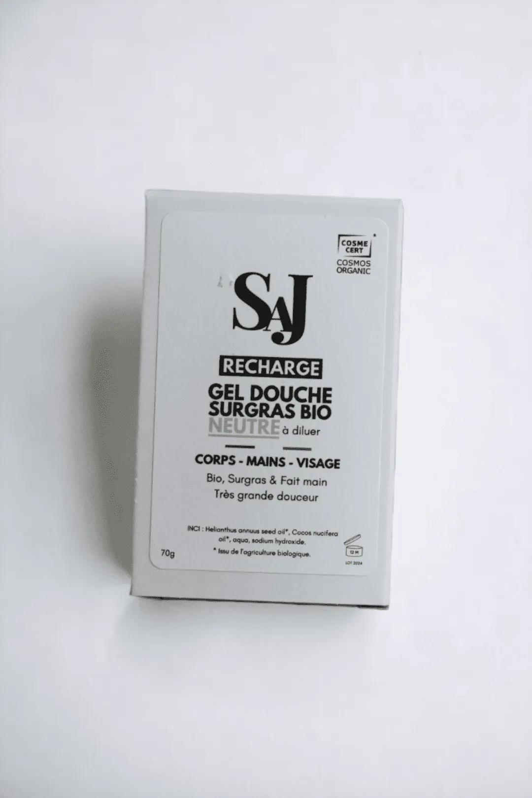 recharge gel douche bio neutre à diluer