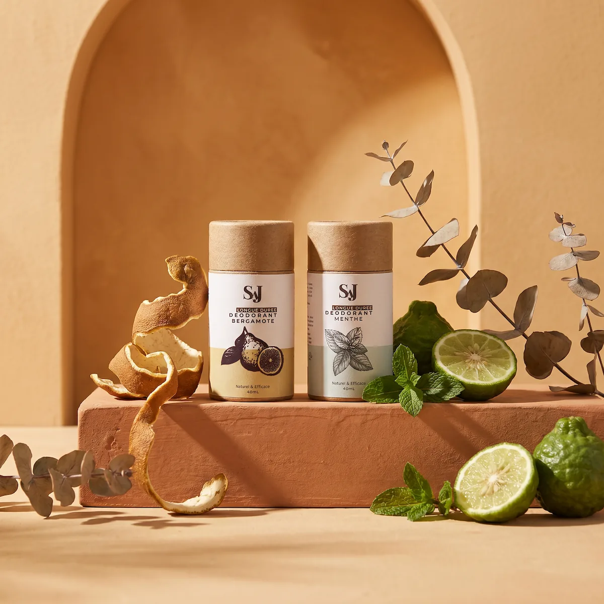 Duo de Déos Naturels - Bergamote & Menthe 1 Duo de déodorant naturel - Bergamote & Menthe