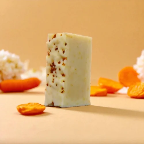 Savon Lait de Chevre Carotte Bio