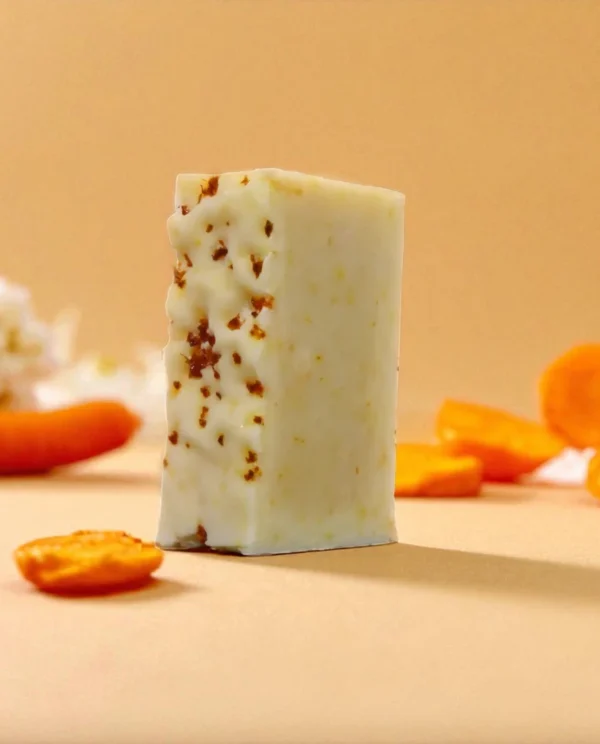 Savon Lait de Chevre Carotte Bio