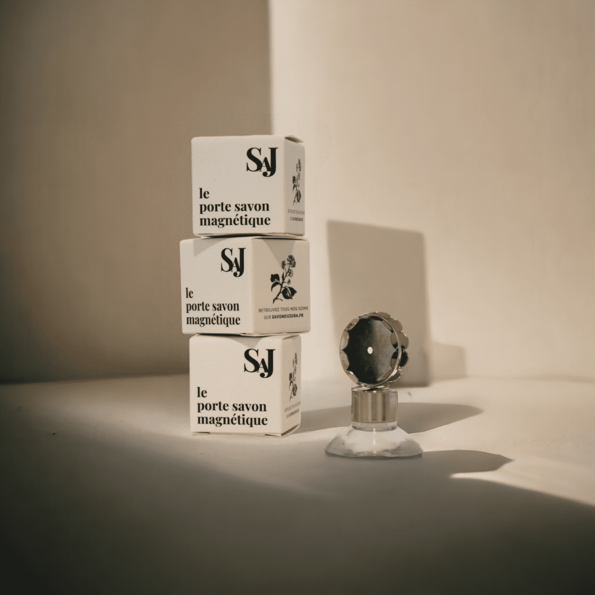 Le Pack x3 | Porte savon magnétique 1 Le Trio de Porte Savon Magnétique
