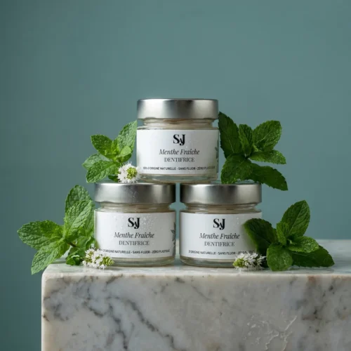 lot de 3 dentifrices menthe saj