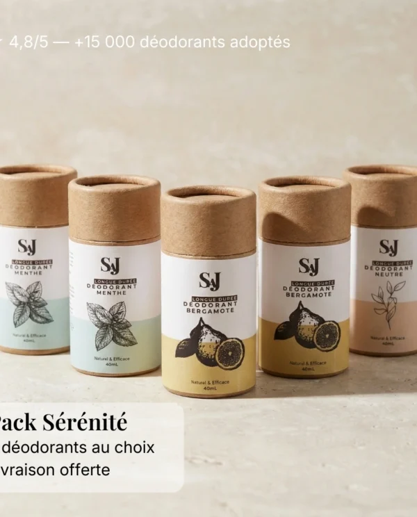 Pack Sérénité - Déodorant Solide SAJ